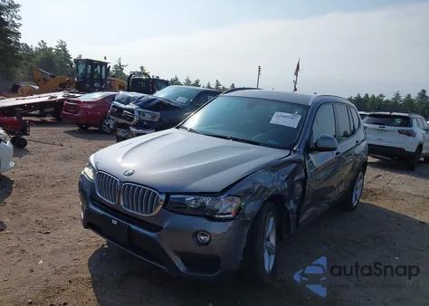 2017 BMW X3 xDrive28I из США, поврежденный, VIN 5UXWX9C53H0T08792